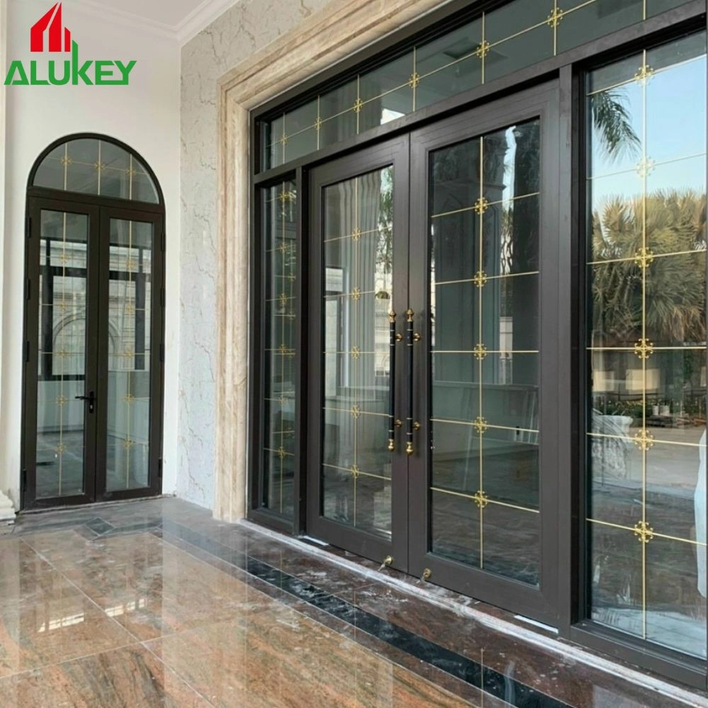 Cửa nhôm cao cấp 2 cánh mở quay